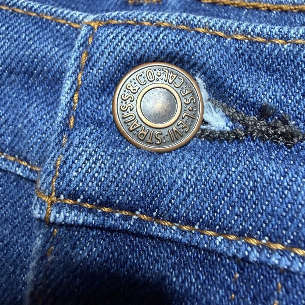 Levis 517 Jeans Men 34x29 Boot Cut Blue Denim‎ Cowboy Rodeo Western Classic